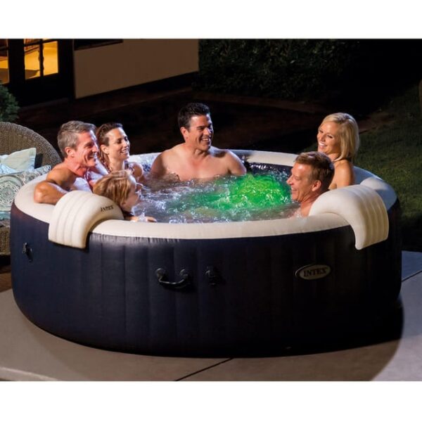 Pure Spa gonflable INTEX Blue Navy rond 6 places – Image 5
